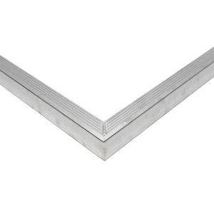 Aluminium daktrim standaard buitenhoek  45x45 mm