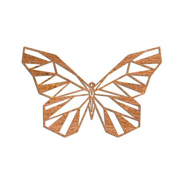 Cortenstaal wanddecoratie Butterfly 2.0-Large