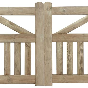 Inrijpoort - H120xB360 set (2x180cm)