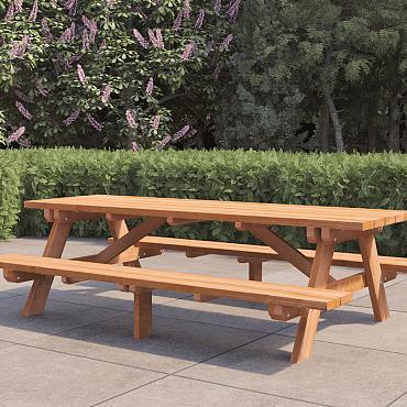 Hardhouten picknicktafel - Giant