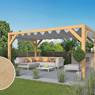 Schuifzeil - 300x500cm zand/beige