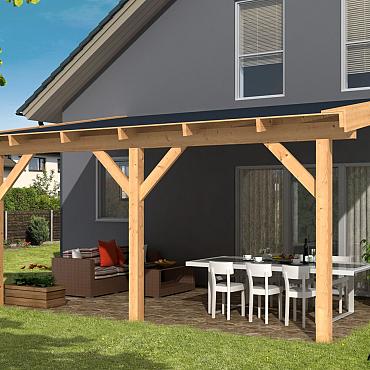 DHZ Veranda geschaafd - 400x300cm basis