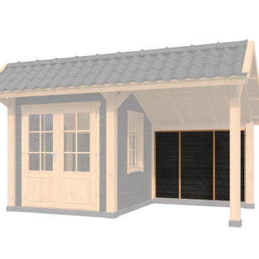 Achterwandmodule type U - 1980x1520mm
