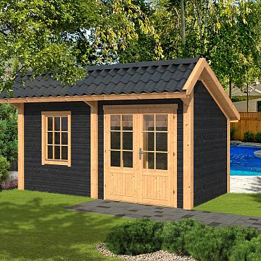 Bergen L Type 4 - Potdekselplank zwart