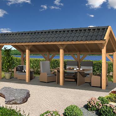 Bergen L Type 5 - Potdekselplank blank