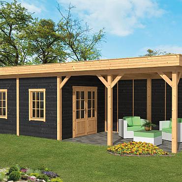 Oslo L Type 11 - Potdekselplank zwart