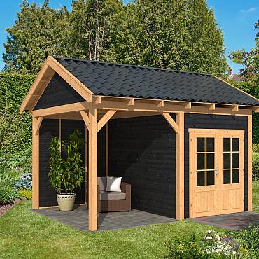 Hamar L Type 3 - Potdekselplank zwart