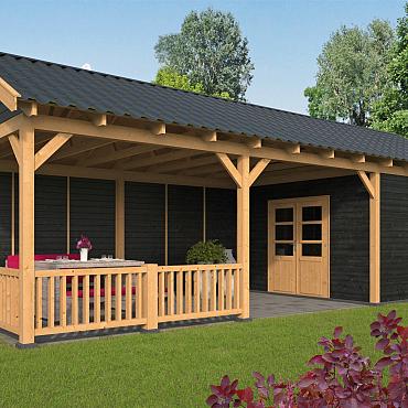 Hamar XL Type 7 - Potdekselplank zwart