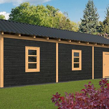 Hamar XL Type 8 - Potdekselplank zwart