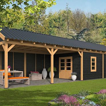 Hamar XL Type 11 - Potdekselplank zwart