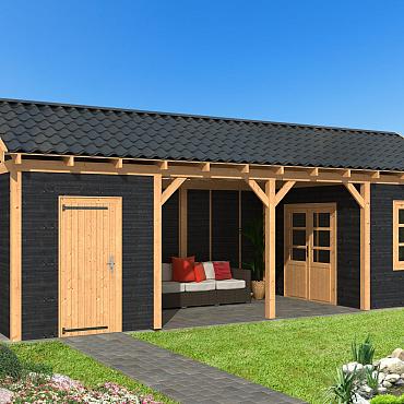 Hamar XL Type 12 - Potdekselplank zwart