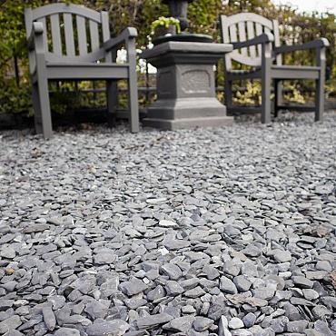 Flat pebbles zwart 30-60mm 750KG - MBB