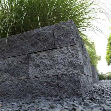 Giga Splitblok 12x15x60cm Basalt