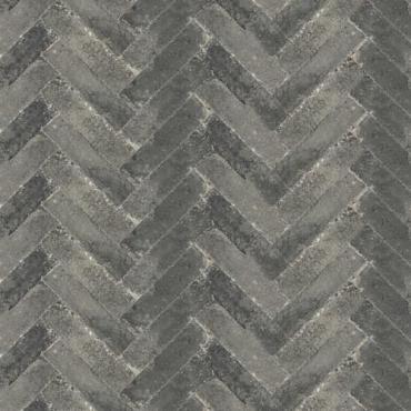 Trommelsteen Classico 20x5x7 cm Grijs/zwart