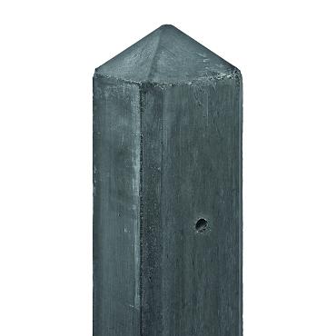 Tussenpaal antraciet glad voor motief platen 10 x 10 x 280 betonpaal