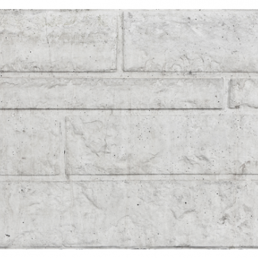 Onderplaat Rotsmotief dubbelzijdig 3.5 x 36x184 - Grijs