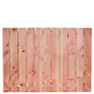 Tuinscherm lariks 23 planks (21+2) - Harz 130x180cm - schutting