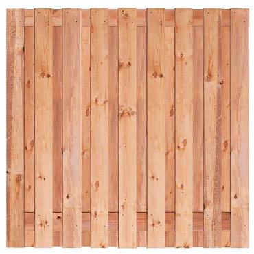 Tuinscherm Red Class Wood (17+2) 19-pl. - Tanger 180x180cm - schutting
