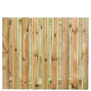 Tuinscherm geïmp. 19 planks (17+2) - Vasse 150x180cm - schutting
