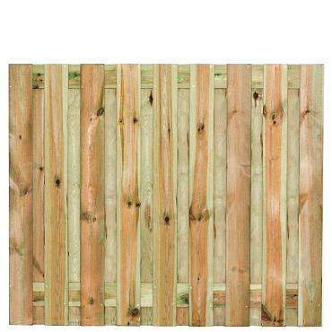 Tuinscherm geïmp. 19 planks (17+2) - Vasse 150x180cm - schutting