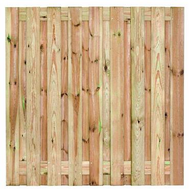 Tuinscherm geïmp. 19 planks (17+2) - Vasse 180x180cm - schutting