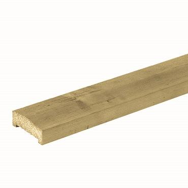Grenen afdeklat 4,4x9,0x180 cm