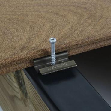 B-fix 100 rvs clips + schroeven en bit