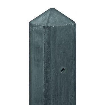 Beton tussenpaal gecoat, diamantkop  10 x 10 x 280cm