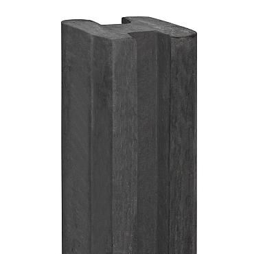 Berton©-E-sleufpaal 10x10 antraciet - 10x10x270cm - Eems-serie