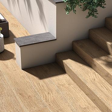 Keramiek met een betonnen onderlaag 120x30x4