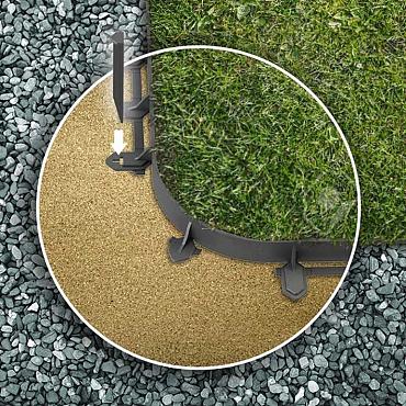 Flex kantopsluiting op rol 14 cm Zwart 10 meter !!!!