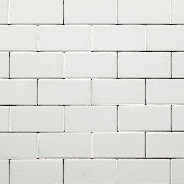BSS 21x10,5x8 cm - Wit (verkeerssteen)  * Handmatig pakket