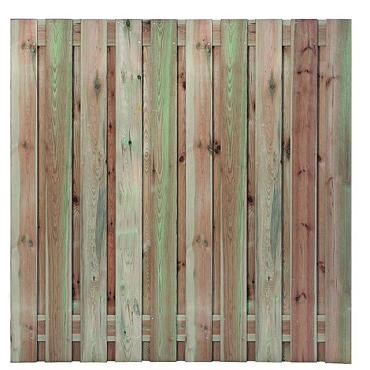 Tuinscherm geïmp. 21 planks (19+2) - Haaksbergen 180x180cm (15mm) - schutting