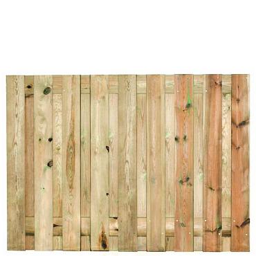 Tuinscherm geïmp. 19 planks (17+2) - Vasse 130x180cm - schutting