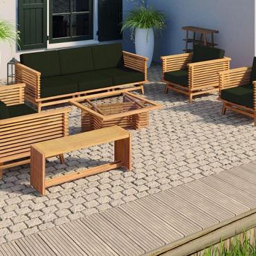 Teak loungeset - Riverside fauteuil
