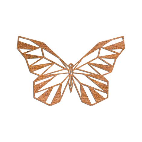 Cortenstaal wanddecoratie Butterfly 2.0-Small