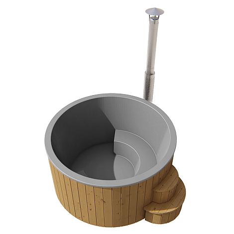 Hottub thermowood ø200xH95cm - Deluxe