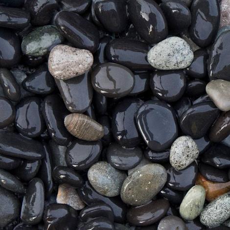 Beach Pebbles 8/16 mm zwart - BB 1500kg