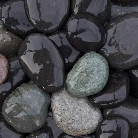 Beach Pebbles 16/25 mm zwart - 20kg