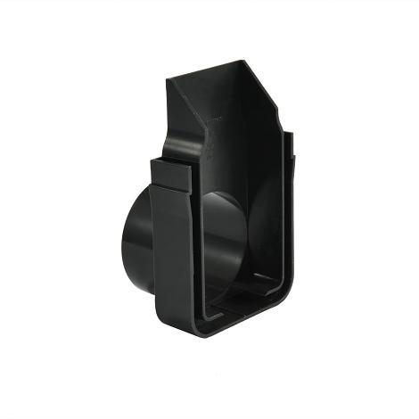 Luxe Drain eindplaat met horizontale uitloop dia 50mm