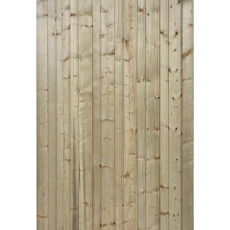 Tuinscherm Breda - Rhombus Vuren Geïmpregneerd 28mm dik! 90x180cm - VERTICAAL