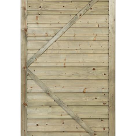 Tuindeur Breda - Rhombus Vuren Geïmpregneerd 28mm dik! 180x97cm - Horizontaal