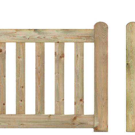 Tuinhekdeur geïmpregneerd - H80xB100XD4cm de Luxe