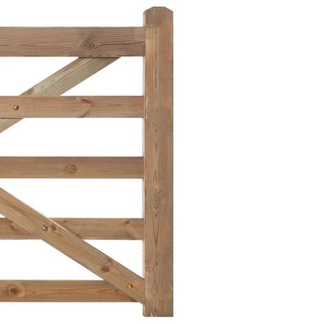 Toegangspoort - H120xB180xD4cm rustiek