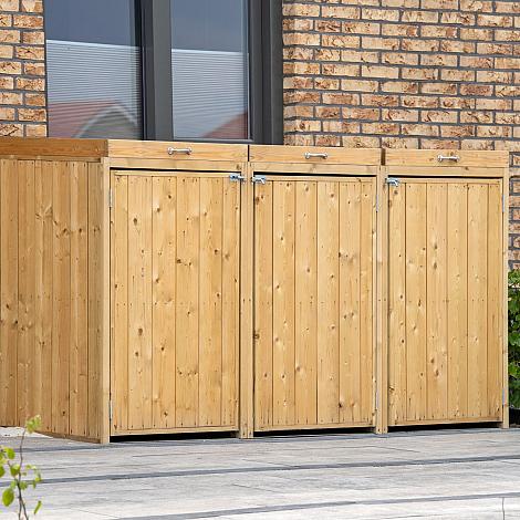 Containerberging geimpregneerd - Triple Diepte: 80 cm Breedte: 215 cm Hoogte: 118 cm