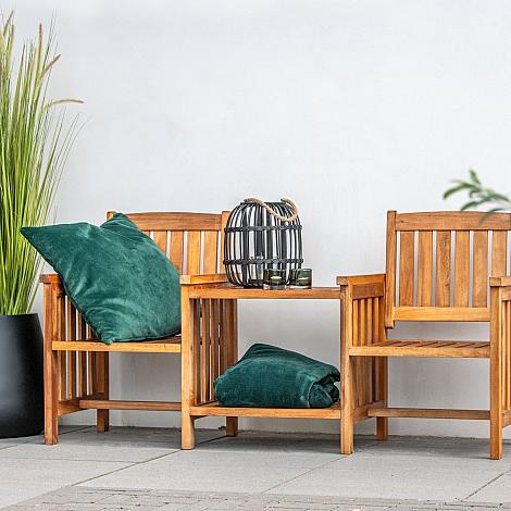 Hardhouten loveseat - Standaard