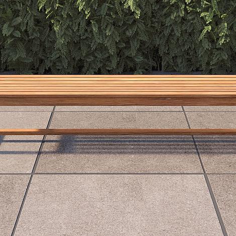 Teak tuinbank - Court