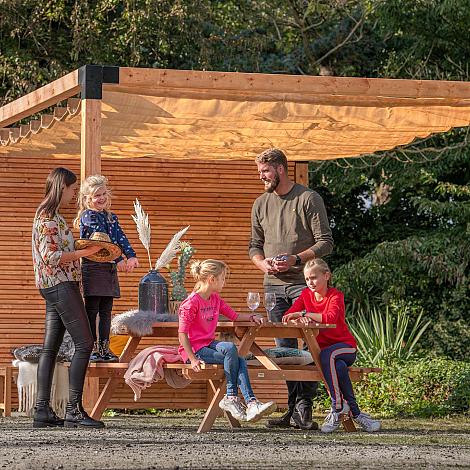 Schuifzeil - 300x500cm zand/beige