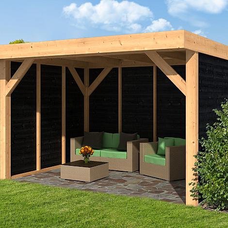 DHZ Plat dak Ommen - Zwart 300x400cm