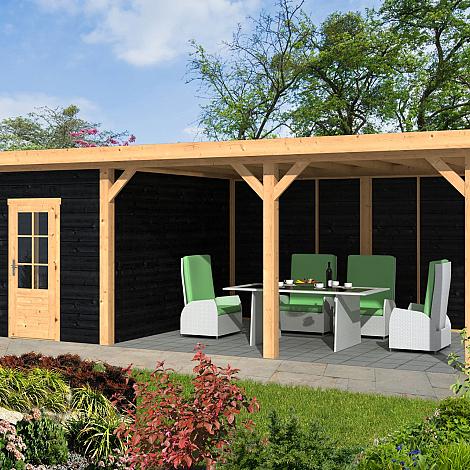 DHZ Plat dak Twello - Zwart - 730x370cm